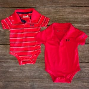 SET Under Amour Baby Onesies